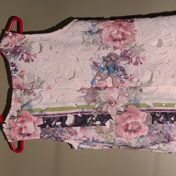 Floral Size 8 Donna Ricco New York Above the Knee  Flared Dress - Picture 5 of 5